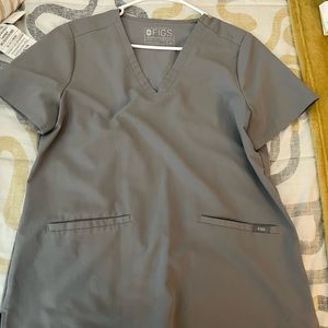 FIGS Scrub Set Cement Grey